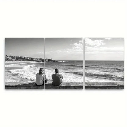 3pcs Coogee Beach Travel Print Australia Metal Print Ready to Hang Art - Bella Home Decor
