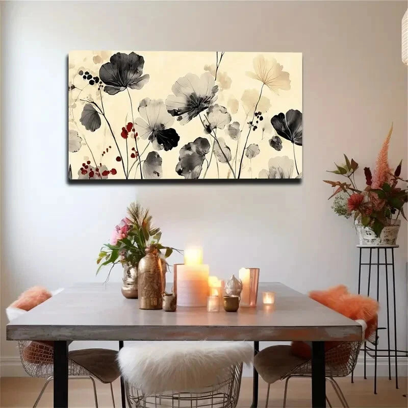 Features Various Forms Wall Art canvas office home room framed 120x60cm - Bella Home Decor