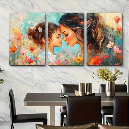 3pcs Mom from Daughter Metal Print Ready to Hang Art