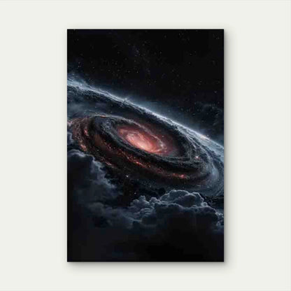 Galactic Spiral Vortex Metal Print Ready to Hang