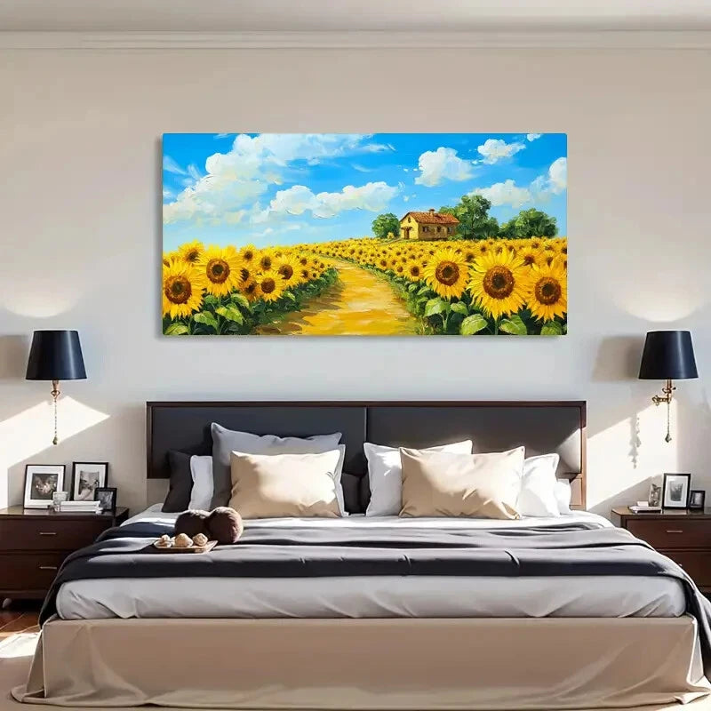 Classic Contemporary Retro Wall Art Canvas Office Home Room Framed 120x60cm - Bella Home Decor
