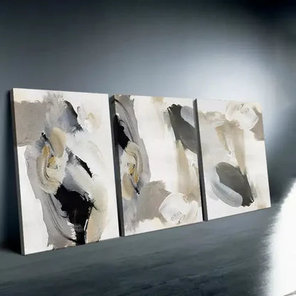 3pcs Nordic Modern Black and White Art Canvas Unframed - High Quality Print 100% Australian Made Wall Canvas