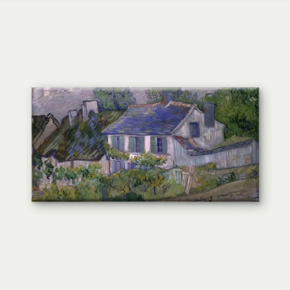 Countryside Cottage Landscape Wall Art Canvas Office Home Room Framed 120x60cm