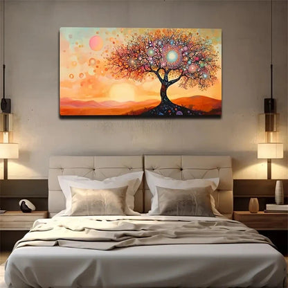 The Splendor Of The Big Tree Wall Art Canvas Office Home Room Framed 120x60cm