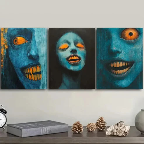 3pcs Forest demon (7) Wall Art Set Canvas Unframed - High Quality Print 100% Australian Made Wall Canvas - Bella Home Decor
