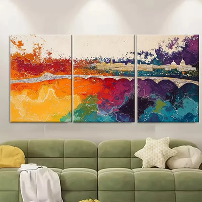 3pcs Washington DC Travel Metal Print Ready to Hang Art