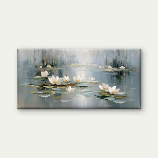 Minimalist Abstract Floral Wall Art Canvas Office Home Room Framed 120x60cm