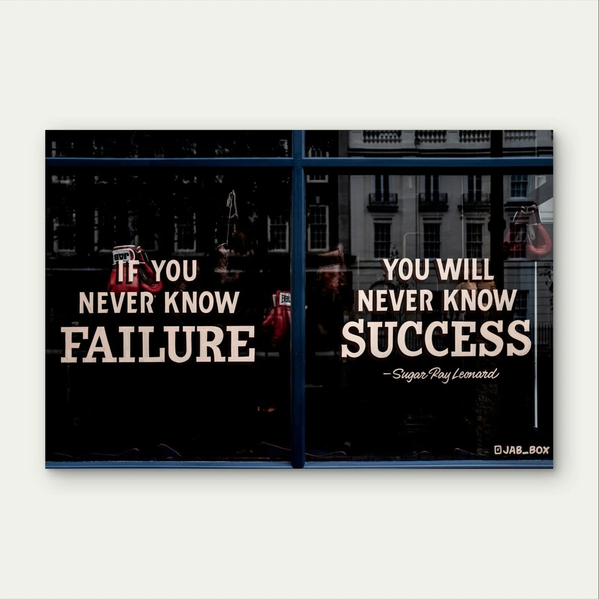Inspirational Gym Sports Quote Fitness 5mm Plastic Poster Ready to Hang 90x60cm