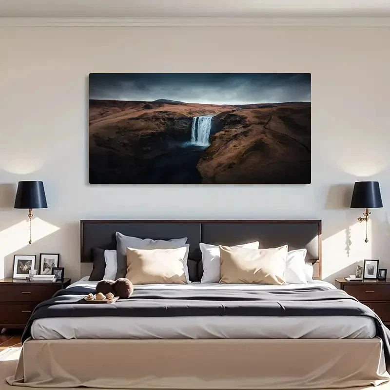 Contemporary Asian Retro Style Wall Art Canvas Office Home Room Framed 120x60cm