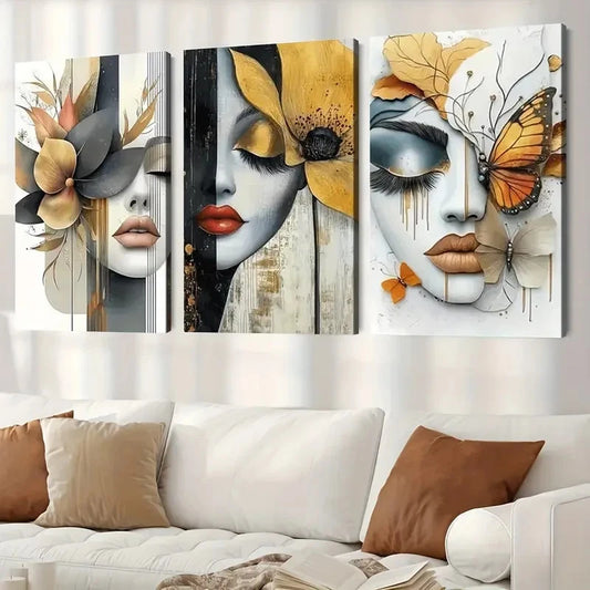 33pcs Rustic Longhorn Cow Wall Art Set Canvas Framed 40x60cm - High Quality Print 100% Australian Made Wall Canvas Ready to Hang