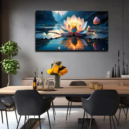 Vibrant Pink Orange Design Wall Art Canvas Office Home Room Framed 120x60cm