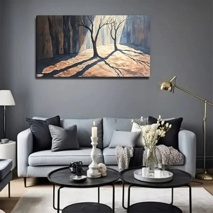 Abstract Branches Perfect Wall Art Canvas Office Home Room Framed 120x60cm
