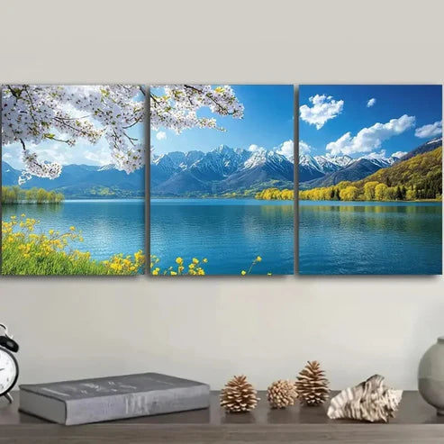 3pcs Lijiang, Yunnan, Luxurious Wall Art Set Canvas Unframed - High Quality Print 100% Australian Made Wall Canvas