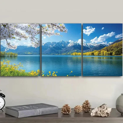 3pcs Lijiang, Yunnan, Luxurious Wall Art Set Canvas Unframed - High Quality Print 100% Australian Made Wall Canvas