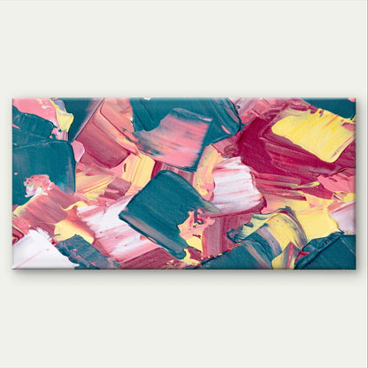Abstract Impasto Paint Textured Wall Art Canvas Office Home Framed 120x60cm