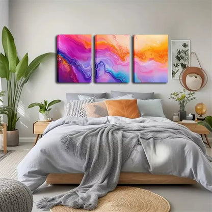 3pcs Dream Cloud Wall Art Canvas Unframed - High Quality Print 100% Australian Made Wall Canvas - Bella Home Decor