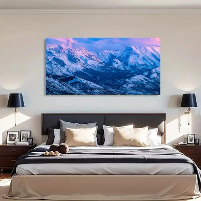 Breathe In The Sunset Salt Lake Wall Art Canvas Office Home Room Framed 120x60cm