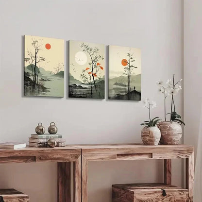3pcs  Deco Modern Classic Style Canvas Framed 50x70cm - High Quality Print 100% Australian Made Wall Canvas Ready to Hang - Bella Home Decor
