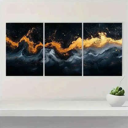 3pcs White Abstract Texture Abstract Wall Art Set Canvas Unframed - High Quality Print 100% Australian Made Wall Canvas