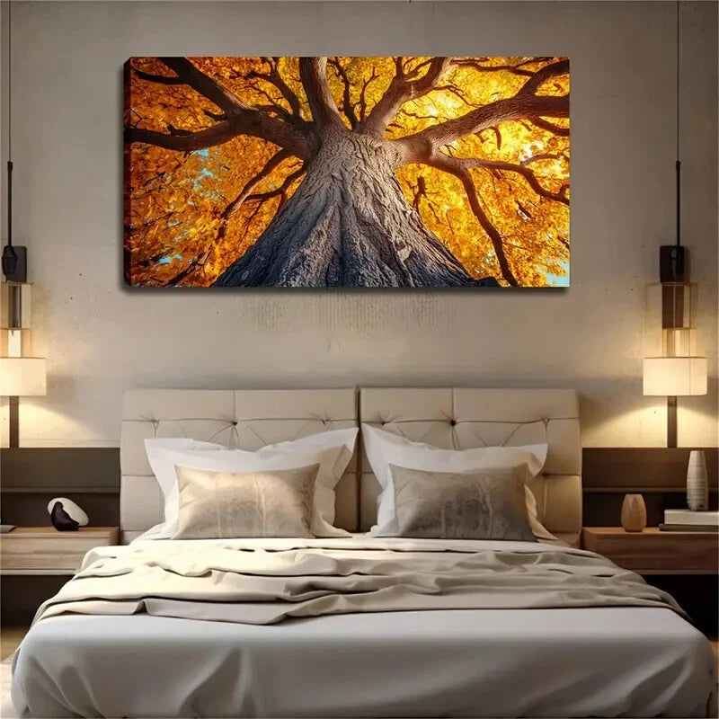 Stunning Tree Veins Modern Wall Art Canvas Office Home Room Framed 120x60cm - Bella Home Decor