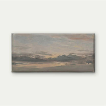 Cloudy Sunset Sky Wall Art Canvas Office Home Room Framed 120x60cm