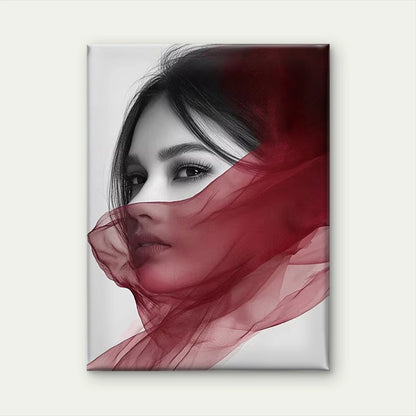 Divine Feminine Gradient Metal Print Ready to Hang