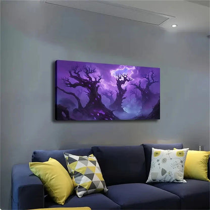 A Forest Full Of Magical Wall Art Canvas Office Home Room Framed 120x60cm
