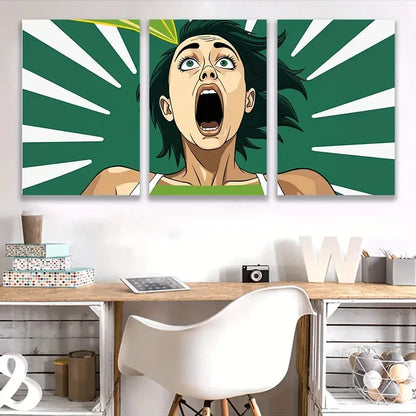3pcs The Shock Of The Unexpected Moment Art  Wall Art Set Canvas Framed 40x60cm - High Quality Print 100% Australian Made Wall Canvas Ready to Hang - Bella Home Decor