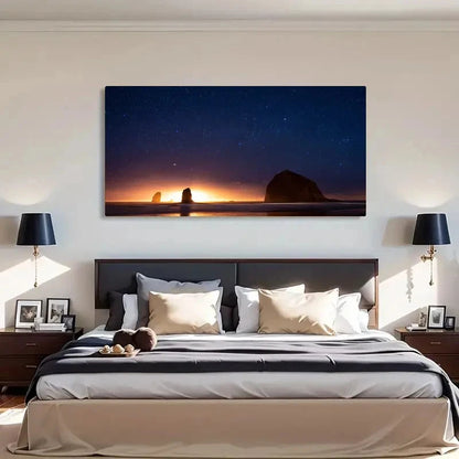 Scenery Landscape Snow Fog Wall Art Canvas Office Home Room Framed 120x60cm