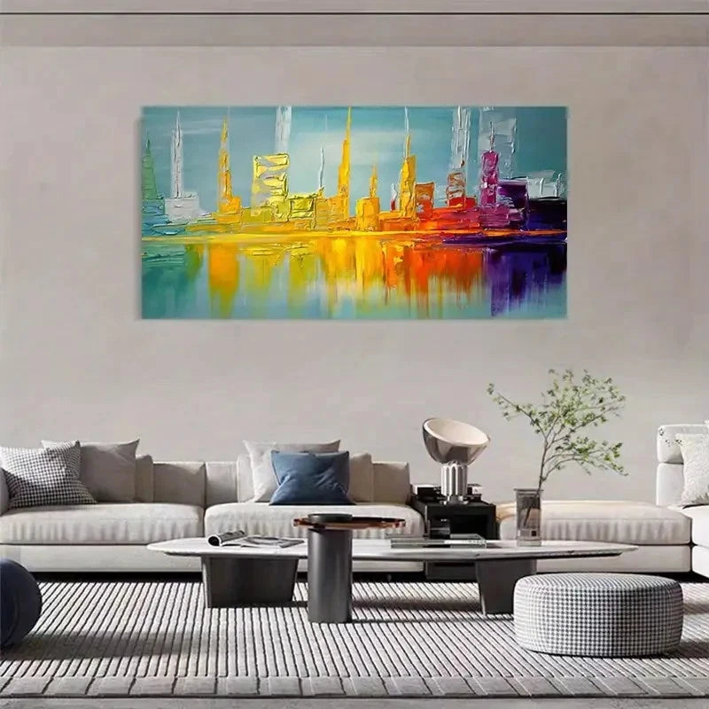 Contemporary Classic Retro Styl Wall Art Canvas Office Home Room Framed 120x60cm