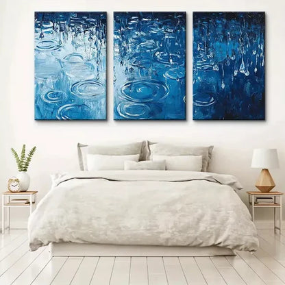 3pcs Abstract Art with Golden Wall Art Set Canvas Unframed - High Quality Print 100% Australian Made Wall Canvas