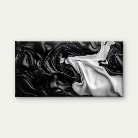 Abstract Liquid Folds Wall Art Canvas Office Home Room Framed 120x60cm