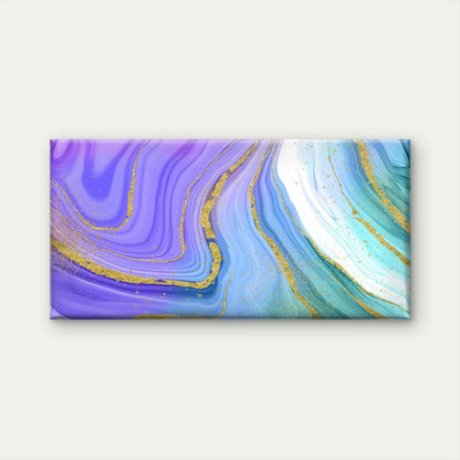 Abstract Liquid Marble Design Wall Art Canvas Office Home Room Framed 120x60cm