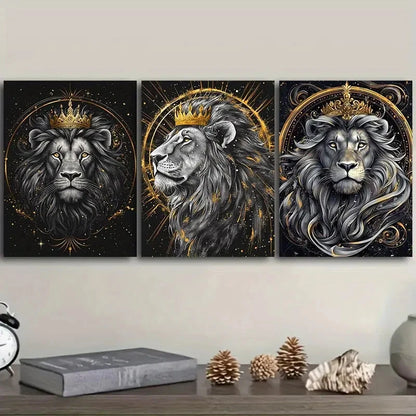 3pcs The Lion King Wall Art Set Canvas Framed 40x60cm - High Quality Print 100% Australian Made Wall Canvas Ready to Hang - Bella Home Decor