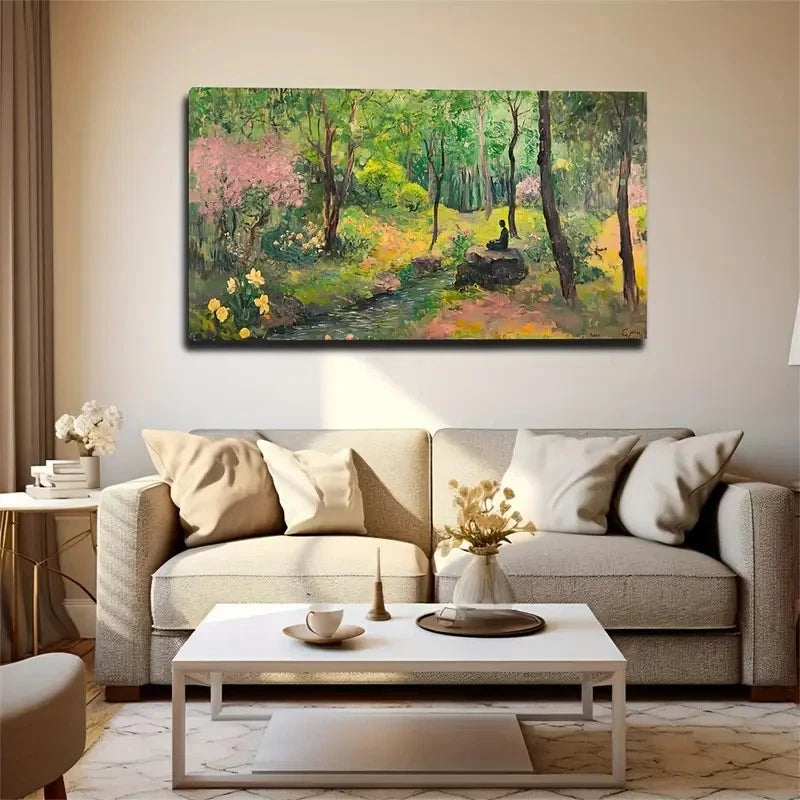 Vibrant Spring Colors Décor Wall Art Canvas Office Home Room Framed 120x60cm