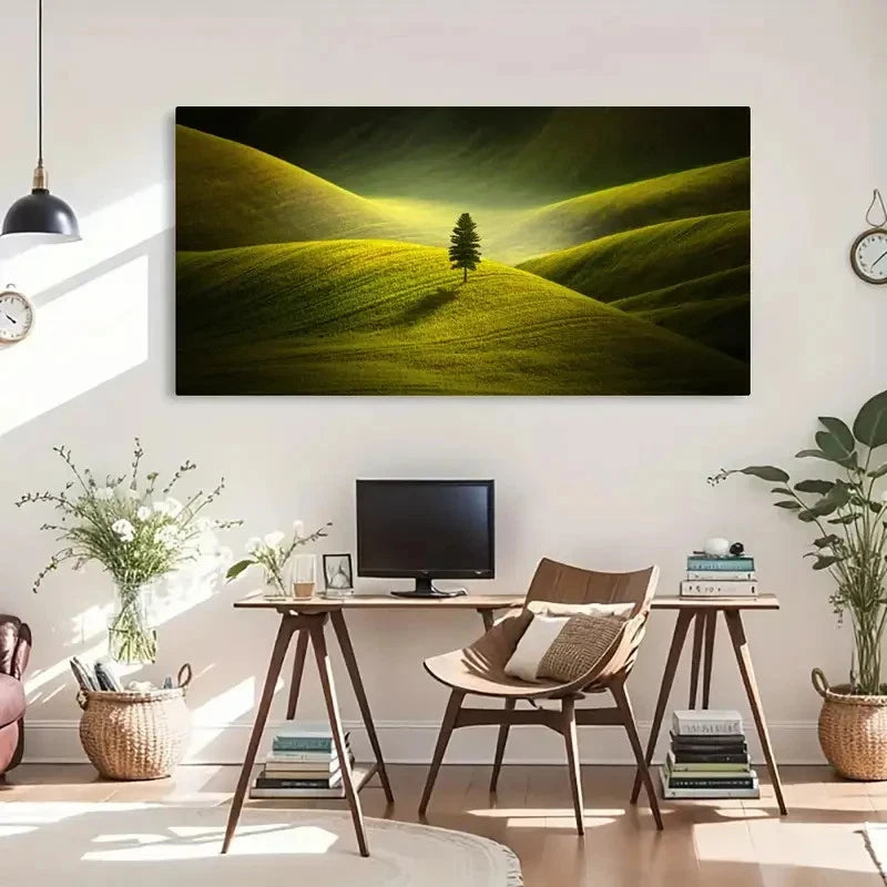 Natural Scenery Morning Embrace Wall Art Canvas Office Home Room Framed 120x60cm