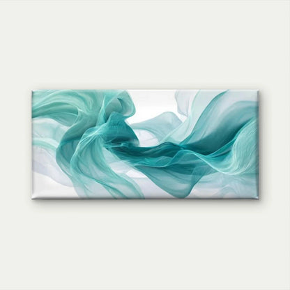 Swirling Ocean Waves Wall Art Canvas Office Home Room Framed 120x60cm