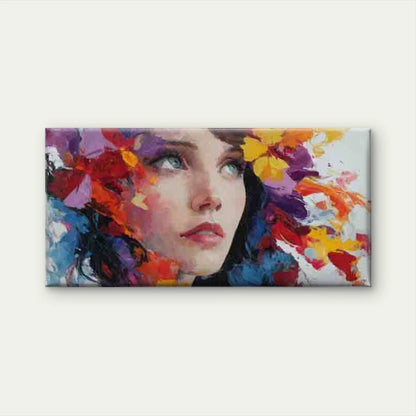 Abstract Splatter Vibrant ColorsWall Art Canvas Office Home Room Framed 120x60cm - Bella Home Decor