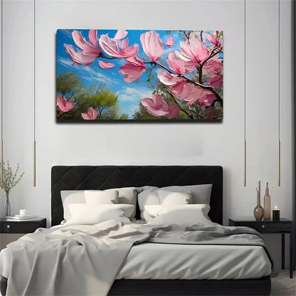 Petals Falling With The Wind Wall Art Canvas Office Home Room Framed 120x60cm