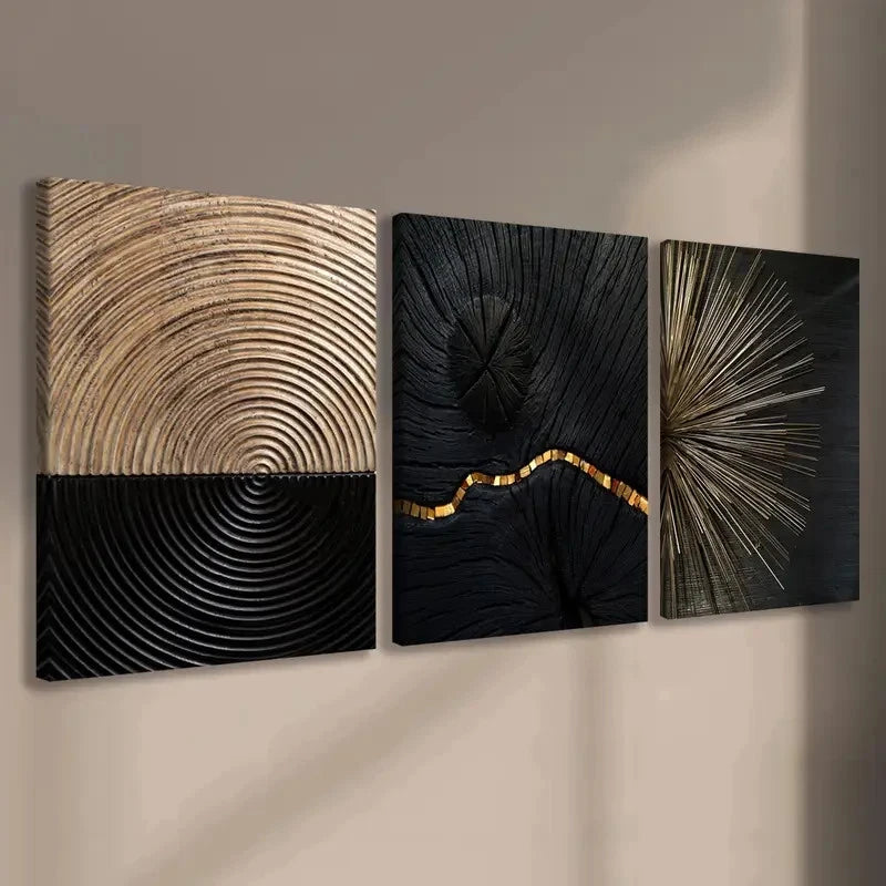 3pcs art poster, fantasy decoration Art Set Canvas Framed 50x70cm - High Quality Print 100% Australian Made Wall Canvas Ready to Hang - Bella Home Decor
