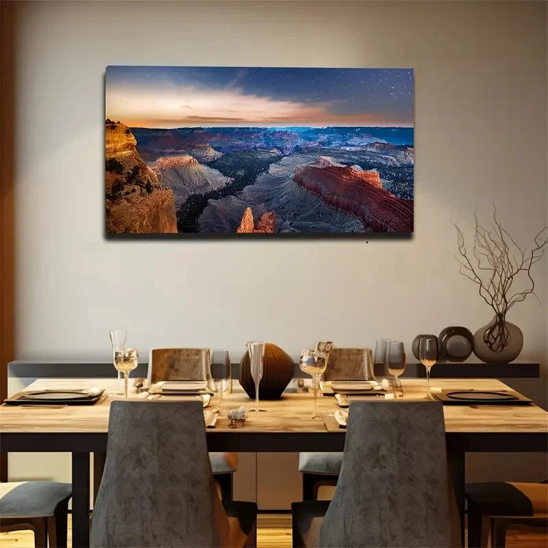Starry Night Sky Wall Art Canvas Office Home Room Framed 120x60cm