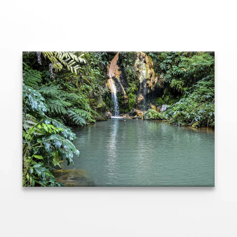 Small Waterfall In Santiago Wall Art Decor 100% Australian Made - Bella Home Decor