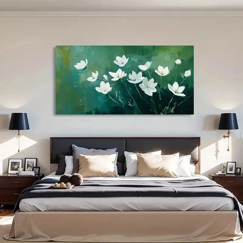 Roses Bouquet Floral Deco Wall Art Canvas Office Home Room Framed 120x60cm - Bella Home Decor