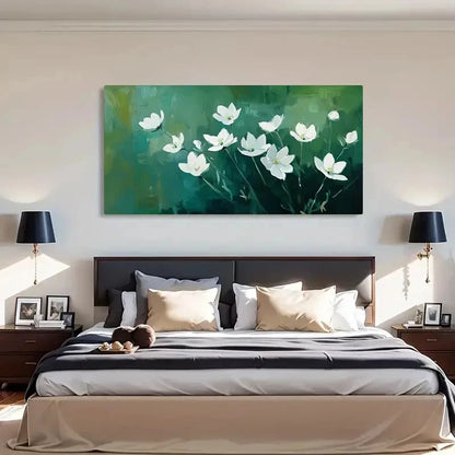 Roses Bouquet Floral Deco Wall Art Canvas Office Home Room Framed 120x60cm - Bella Home Decor