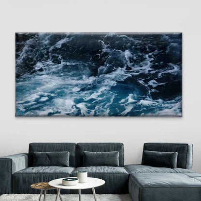 Splashing Water Texture Wall Art Canvas Office Home Room Framed 120x60cm