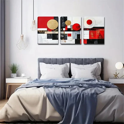 3pcs Triple Frame Creative Wall Art Set Canvas Unframed - High Quality Print 100% Australian Made Wall Canvas