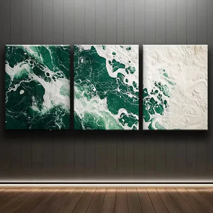 3pcs Featuring the Antarctic Ice Shelf Wall Art Set Canvas Unframed - High Quality Print 100% Australian Made Wall Canvas