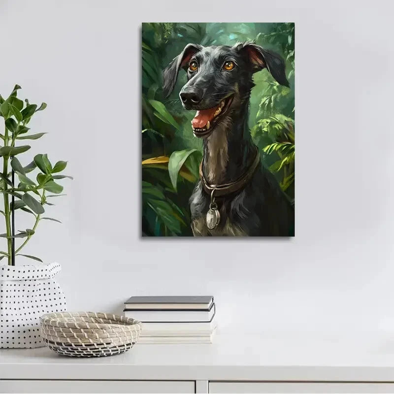 Beautiful Rathound Suitable Painting 40x60cm Metal Print Ready to Hang - Bella Home Decor