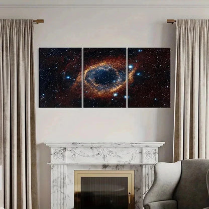 3pcs Outer Space Cosmic Universe Science Wall Art Set Canvas Framed 60x90cm - High Quality Print 100% Australian Made Wall Canvas Ready to Hang