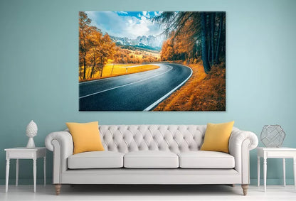 Beautiful Orange Tree Pathway Wall Art Decor 100% Australian Made - Bella Home Decor